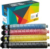 do it wiser toner cartridge replacement for ricoh aficio mp c2003 mp c2503 mp c2004 mp c2504 lanier savin mp c2003 mp c2503 - 4-pack logo