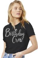 rhinestonesash women's birthday girl shirt - birthday squad crew t-shirt for women - ideal birthday shirts for women logo