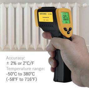 img 3 attached to 🌡️ PARTYSAVING Non-Contact Infrared Thermometer - Precision Laser Temperature Gun: Kitchen, Home & Industrial Use (APL1348)