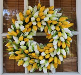 img 4 attached to Wreath Depot Yellow White Spring