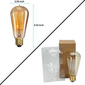 img 3 attached to 💡 CTKcom Squirrel Filament Incandescent Bulb: 110V 130V - Premium Quality Lighting Solution