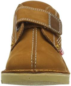 img 3 attached to Kickers Derby Lace Up Beige Toddler