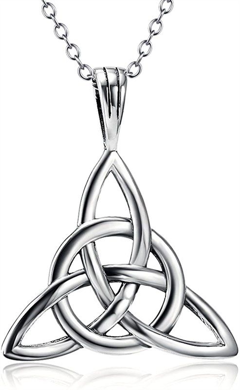 sterling triangle vintage pendant necklaces 로고