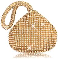 👝 вечерняя сумочка vistatroy для женщин: блестящий дизайнерский клатч в виде треугольника с кристаллами, с цепочкой - идеально подходит для вечеринок, выпускных и свадеб! логотип