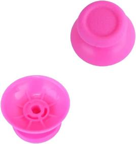 img 3 attached to 🎮 5 Pairs of Pink Replacement Analog Stick Joystick Thumbsticks Thumb Grips Buttons for Playstation DualShock 4 PS4 Controller Gamepad