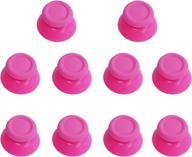 🎮 5 pairs of pink replacement analog stick joystick thumbsticks thumb grips buttons for playstation dualshock 4 ps4 controller gamepad logo