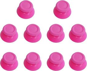 img 4 attached to 🎮 5 Pairs of Pink Replacement Analog Stick Joystick Thumbsticks Thumb Grips Buttons for Playstation DualShock 4 PS4 Controller Gamepad