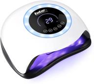 💅 hankeer uv led nail lamp: 168w curing dryer with timer settings - get salon-quality gel polish nails at home! logo