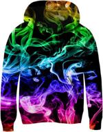 👕 idgreatim printed sleeve hoodie sweatshirt for boys - fashion hoodies & sweatshirts in boys' clothing логотип