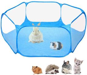 img 4 attached to Amakunft Breathable Transparent Chinchillas Hedgehogs