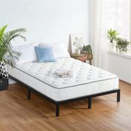 olee sleep full size milky way hybrid spring mattress, 10 inches, white логотип