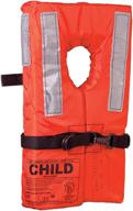 🧡 stay safe and visible: kent commercial type i collar style life jacket in orange логотип