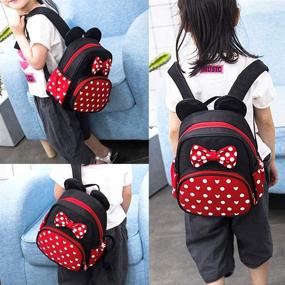 img 1 attached to 🎒 Waterproof Minnie Backpacks: Premium Daypack Rucksack for Optimal Protection
