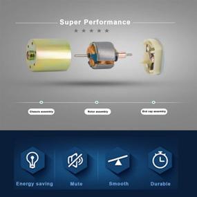 img 2 attached to 🔩 Greartisan DC 24V 300RPM Gear Motor: Высокий крутящий момент электрический микро-редукторный двигатель для точных применений