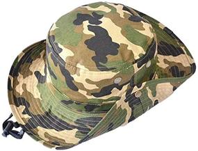 img 1 attached to Hats Boys Camouflage Kids Packable Boonie