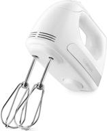 🥄 cuisinart hm-3 power advantage hand mixer - 3-speed, белый логотип