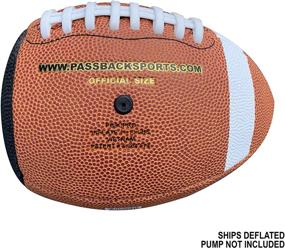 img 1 attached to 🏈 Advanced Composite Passback Football, Designed for High School Training, Ages 14+