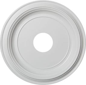 img 4 attached to 🏢 Ekena Millwork 16-inch Traditional PVC Ceiling Medallion, Unfinished