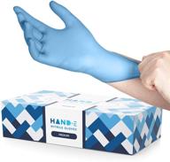 🧤 latex-free disposable blue nitrile gloves - 100 count medical gloves logo