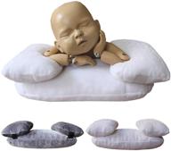 👶 yuniroom newborn baby photography prop - kid posing pillow for photo shoot studio, nursing pillow and positioner (white) logo