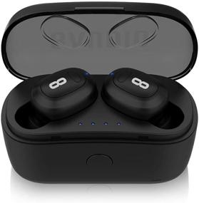 img 4 attached to 8Audio Wireless Earbuds: True Wireless Earphones with HD Voice & Bilateral Call – Bluetooth Headphone with Charge Box