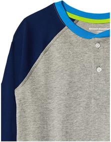 img 2 attached to 👦 Amazon Essentials 2-Pack Boys' Long Sleeve Henley Shirts for Tops, Tees & Clothing