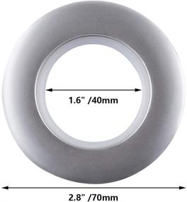 img 3 attached to 🪟 Nanoscale DeSS Curtain Grommet Diameter: Enhancing Style and Functionality