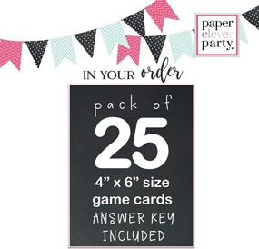 img 2 attached to Woodland Animal Matching Game Cards for Baby Shower - Pack of 25 | Guess the Pair Activity for Kids, Groups, and Adults | Rustic Forest Friends Theme Supply - Perfect for Boys or Girls | 4 X 6 Inches | Paper Clever Party