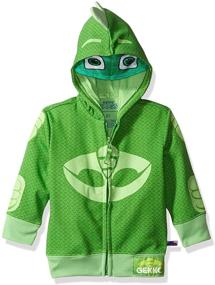 img 2 attached to Детская толстовка PJ Masks Gekko и Catboy - толстовка с капюшоном на тему супергероев для мальчиков