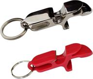 🍺 robust metal beer shotgun keychain bottle opener - beer bong shotgunning tool with enhanced durability - perfect for parties, party favors, gifting, and bar accessories logo