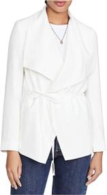 img 2 attached to 🧥 Stylish and Cozy: Club Monaco Women's Jacket Aviator - Trendy Women's Clothing