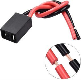 img 2 attached to HUIQIAODS H7 Female Wire Connector Pigtail: Enhance LED Headlight with Wiring Harness Replacement Kit - 2 Pack