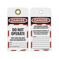 nmc lockout tag lotag36 - enhanced safety measures, danger logo