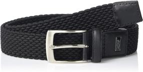 img 1 attached to 👔 Upgrade your Style with Greg Norman Heather Elastic Stretch Men's Belt Accessories