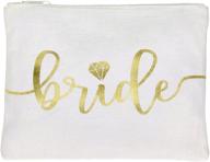 bride tribe makeup bags bachelorette travel accessories logo