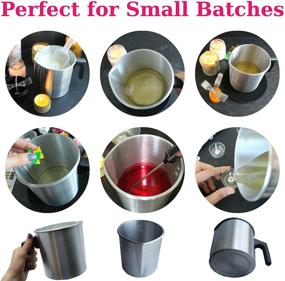 img 1 attached to 🕯️ Efficient CozYours Candle Making Pouring Pot 2 lb & Trivet Mat (1/1 Pack) - Optimal Features for Candle Crafting