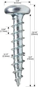 img 1 attached to Rok Hardware Coarse Thread ROKS6X34PPCZP: Прочное и премиальное крепежное решение