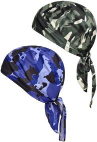 img 4 attached to 🧢 Doo Rag Cooling Helmet Liner: Perfect Summer Sweat Wicking Cap for Women & Men