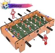 portzon foosball table and mini tabletop billiard game combo - compact soccer and pool table for competition games, sports enthusiasts, and family fun логотип