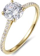 обручальное кольцо обручальное lamrowfay 1 кт halo solitaire cz в розовом, белом и желтом золоте 14к - 1.70cttw логотип