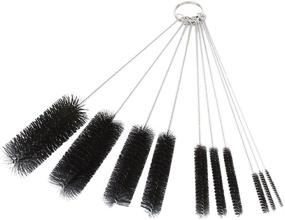 img 4 attached to DXG Cleaning Brushes: 10-Piece Nylon Tube Brush Set for Straws, Glasses, Keyboards, and Jewelry Cleaning - 8.2 Inch Pipe Cleaner Set