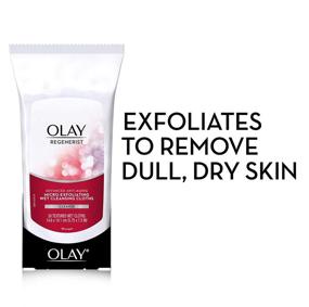 img 3 attached to 💦 Olay Regenerist Micro-Exfoliating Wet Cleansing Cloths, 30 Count, Multicolor - Bundle of 3