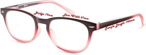 img 1 attached to Colorful Round Womens Reading Glasses