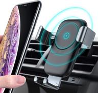 📲 torras 2021 upgrade: auto-clamping wireless charging car mount for iphone 11 series/x/xr & samsung galaxy s20/s10/s9 note 20 ultra10 logo