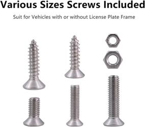 img 2 attached to INewcow License Fasteners Exterior Accessories