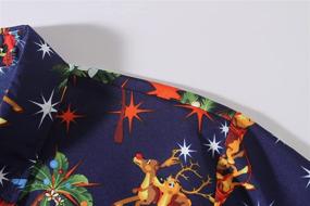 img 2 attached to 🌺 Hawaiian Christmas Shirts for Men by SSLR: Stylish Clothing Collection