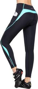 img 3 attached to 🚴 BALEAF Women's Cycling Pants: 4D Padded, Compression Leggings for Warm and Comfortable Biking Experience with Pockets