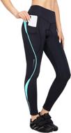 🚴 baleaf women's cycling pants: 4d padded, compression leggings for warm and comfortable biking experience with pockets logo