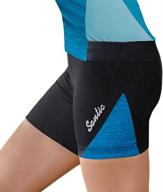 🚴 santic women's plus size cycling shorts with 4d gel padding for bike classes logo