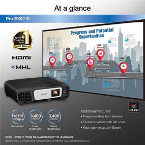 img 3 attached to Восстановленный проектор Epson Pro EX9210 1080p + WUXGA 3,400 Люмен Беспроводной HDMI